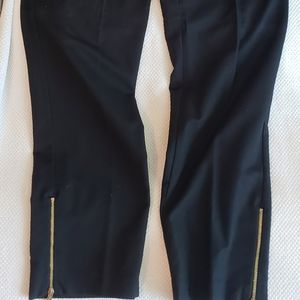 Calvin klein black dress pants, zipper detail, 10